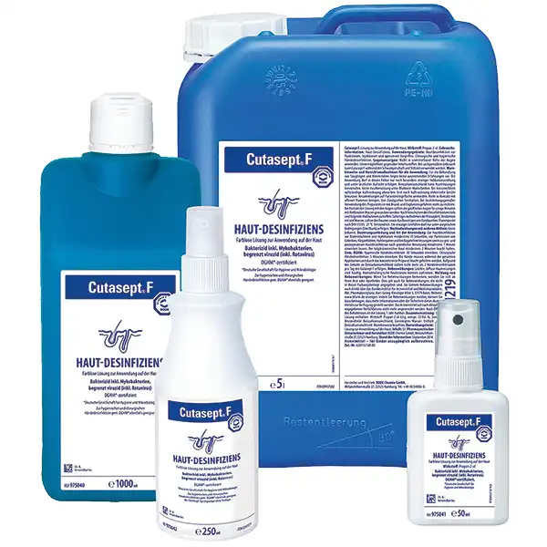 Cutasept F/G, farblos, 1 Liter Flasche farblos 10 Stück