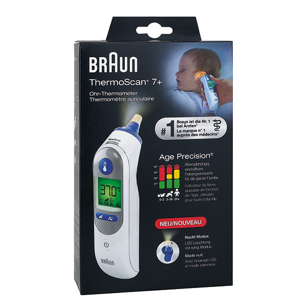 Braun ThermoScan 7+ IRT6525WE Ohrthermometer 1 Stück