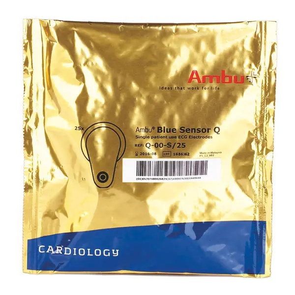 Ambu BlueSensor Elektrode für Erwachsene, Ø 40 mm, Druckknopf 500 Stück