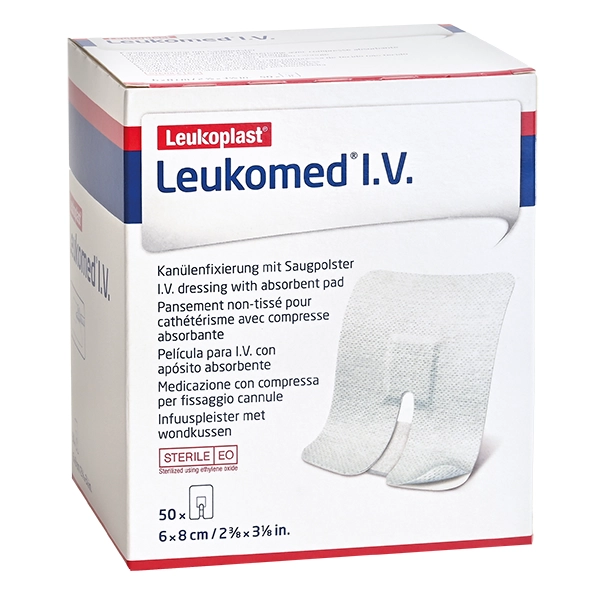 Leukomed I.V. BSN 8 x 6 cm 50 Stück