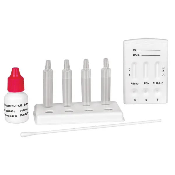 Cleartest Adenovirus / RSV / Influenza A+B, Kombitest 10 Teste