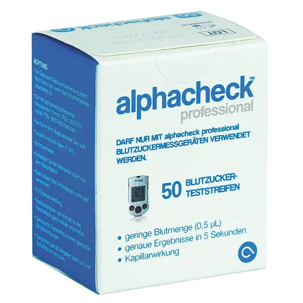 Alphacheck Original Teststreifen 50 Teste