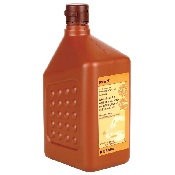 Braunol, 1 Liter Dosierflasche 10 Stück