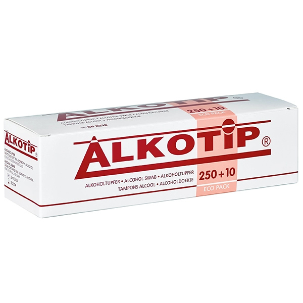 Alkotip ECO-Standard Alkoholtupfer, 28x60 mm 250+10 Stück
