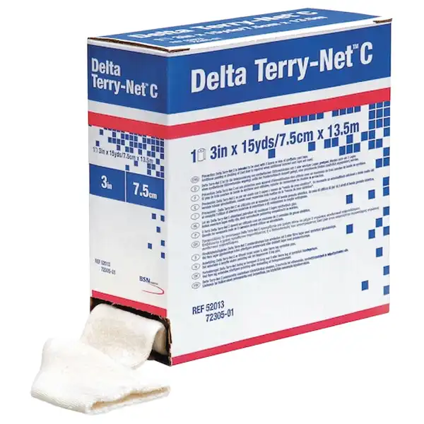 Delta Terry-Net C Frotteeschlauch Baumwolle 10 cm 1 Stück