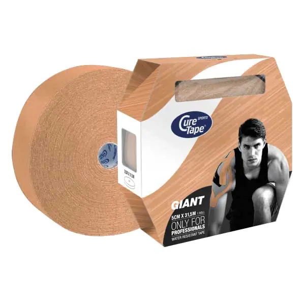 CureTape Giant Sports Kinesiotape 31,5 m x 5 cm, blau blau 1 Stück