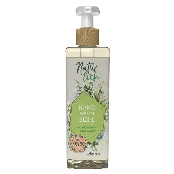 Hand-Waschseife Litsea Cubeba, 300 ml mit Spenderpumpe 9 Stück