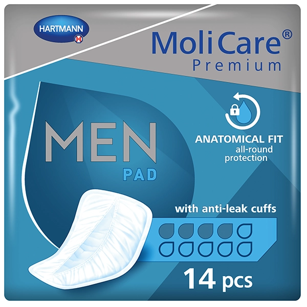 MoliCare Premium Men Pad Hartmann, 2 Tropfen 14 Stück