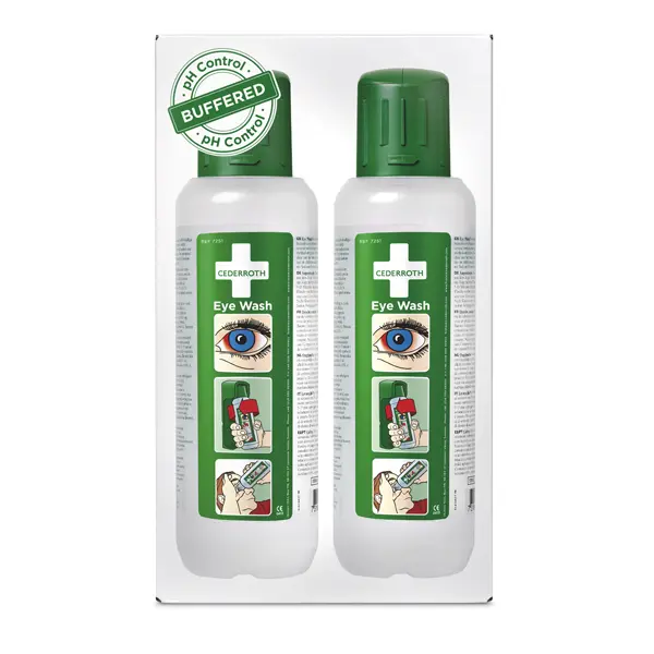 Cederroth Augendusche, 2 x 500 ml 2 Flaschen