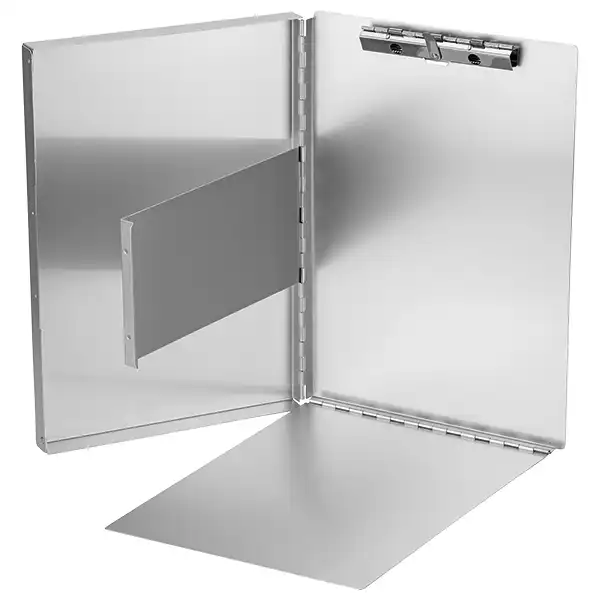 Läufer Formularhalter mit Box, Aluminium, seitlich öffnend 1 Stück