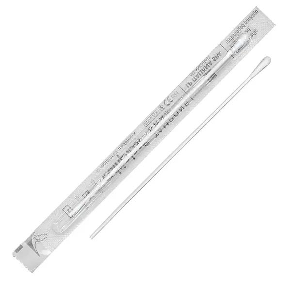 Kunststoff Watteträger Dacron 146 mm, 4 mm, einzeln steril 1000 Stück