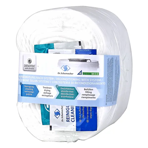 Desco Wipes DT Vliestücher Tücherrolle, 30x32 cm 6 x 100 Tücher