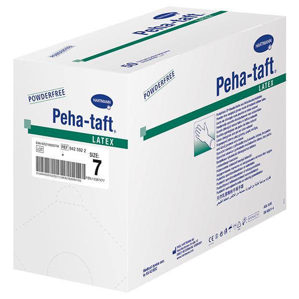 Peha-taft Latex OP-Handschuhe, Größe 7 6 x 50 Paar