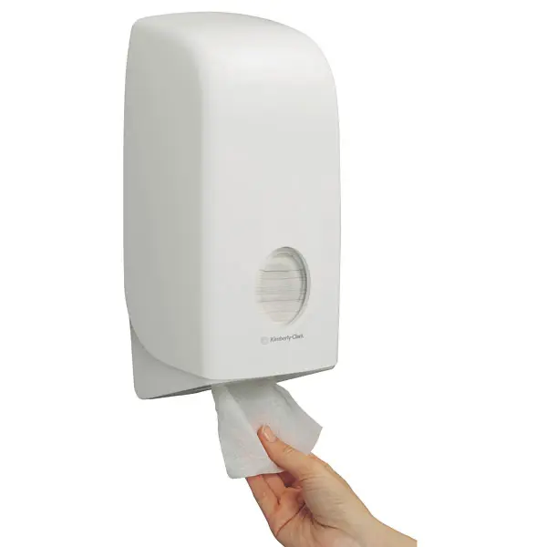 Aquarius Spender Toilet Tissue Einzelblattsystem, weiß weiß 1 Stück