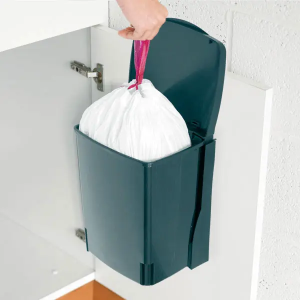 Einbau-Mülleimer 10 L, schwarz, 257x330x212 mm 10 Liter 1 Stück