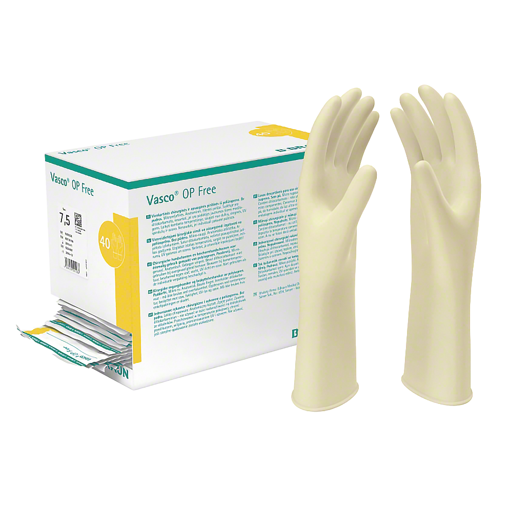 Vasco OP free Latex-OP-Handschuhe, Gr. 6 40 Paar