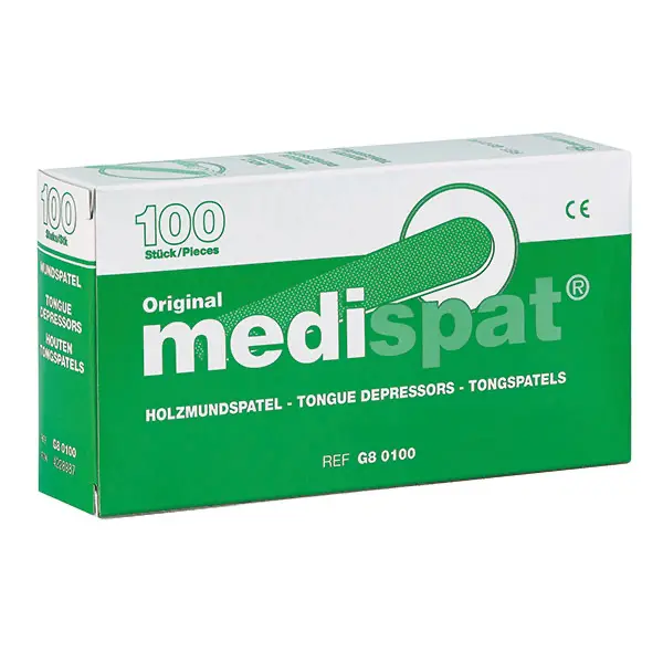 Medispat Holzmundspatel 150 x 18 mm, Eco-Pack 500 Stück