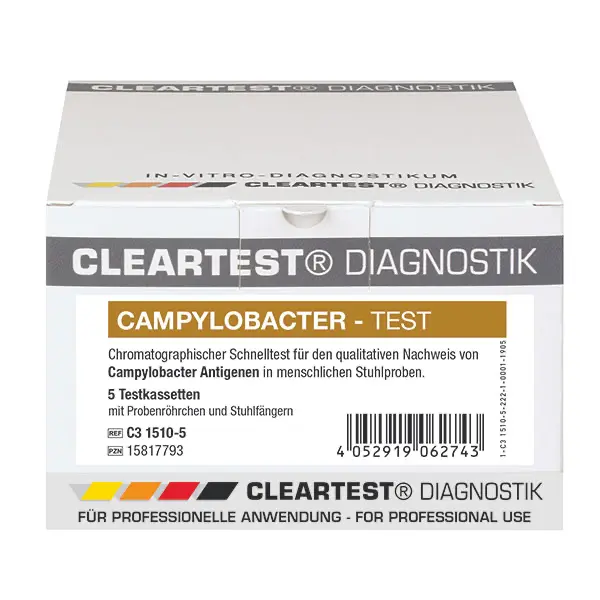 CLEARTEST Campylobacter, qualitativer Nachweis 10 Teste