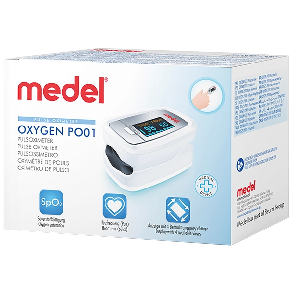 Medel Oxygen Pulsoximeter PO01 1 Stück