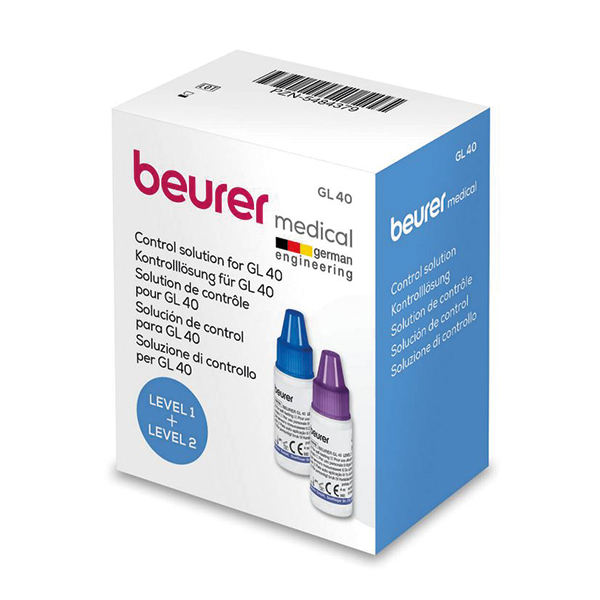 Beurer GL 40 Kontrolllösung, Level 1 & 2, 2x4 ml 2 x 4ml