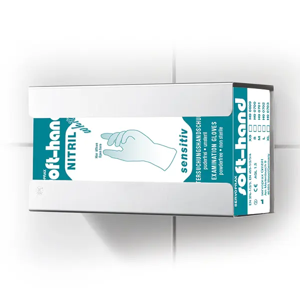 Halter F75 für Handschuhdispenser, 250x132x75 mm 1 Stück