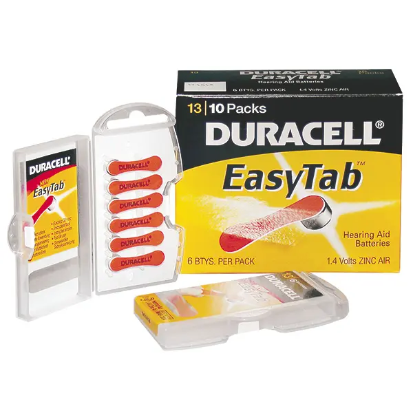 Spezialbatterien für Hörgeräte 1,4V, 125 mAh, DA 312 125 mAH 6 Stück