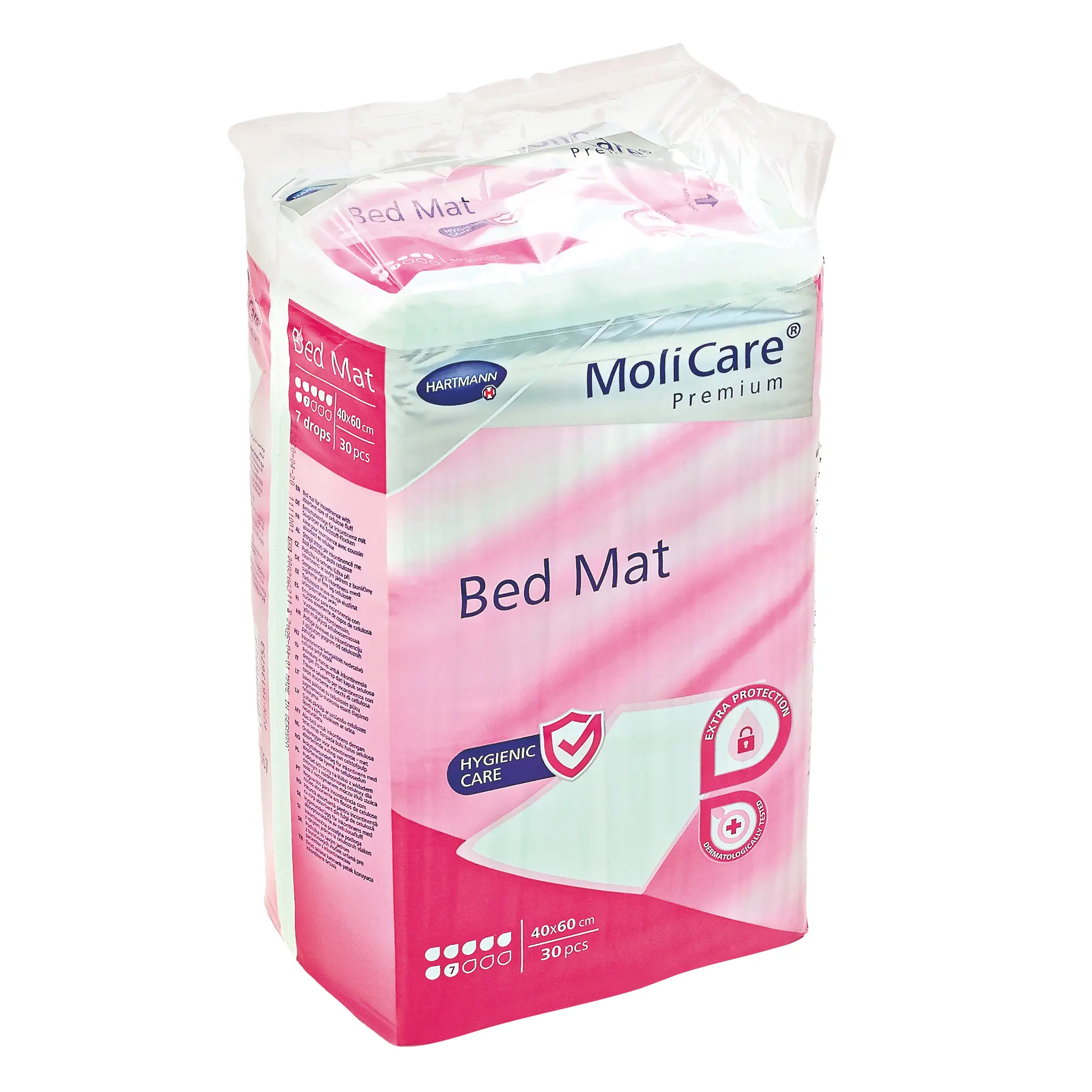 MoliCare Premium Bed Mat 40x60 cm, 5 Tropfen, grün 6 x 30 Stück