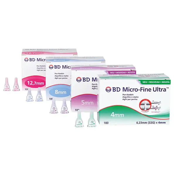 BD Micro-Fine Ultra Pen-Nadeln 29G, 12,7 mm 100 Stück