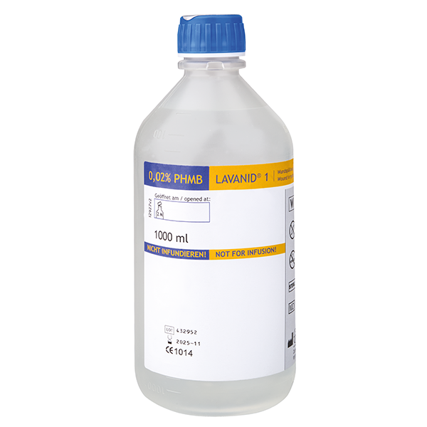 LAVANID 1 Wundspüllösung 125 ml Flasche 20 x 125ml