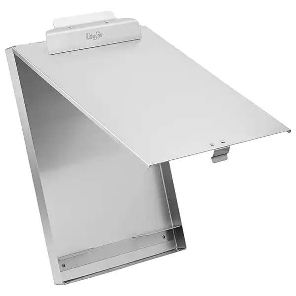 Läufer Formularhalter mit Box, Aluminium, unten öffnend 1 Stück
