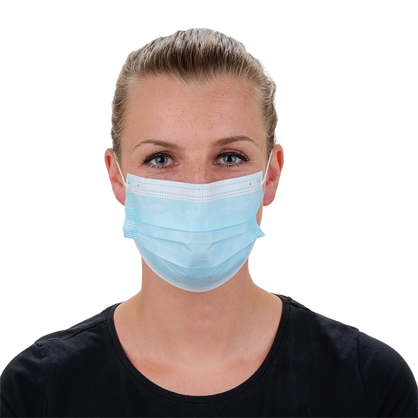 Mediware chirurgischer Mundschutz mit Ohrschlaufen, 3-lagig 50 Stück
