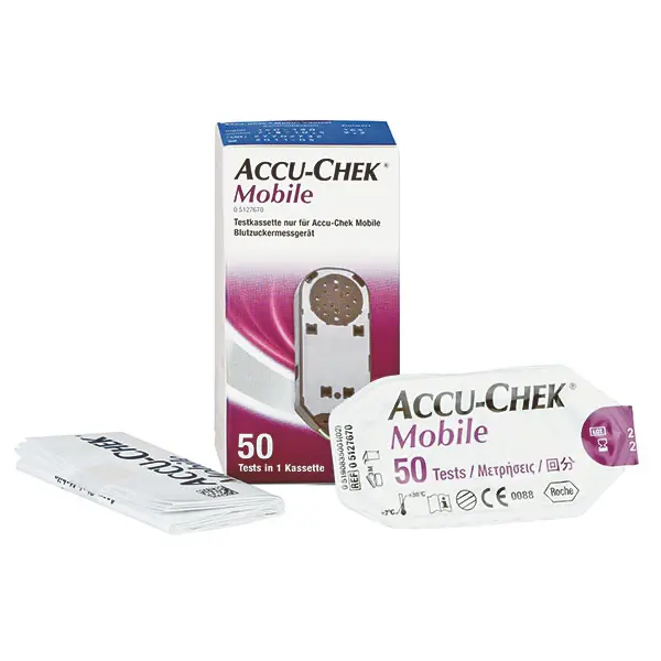 Accu-Chek Mobile Testkassetten, Import 100 Teste