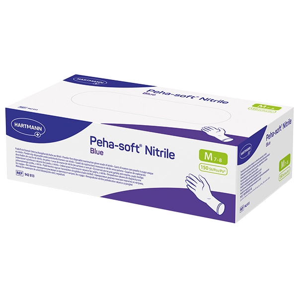 Peha-soft Nitrile blue Untersuchungshandschuhe L 150 Stück