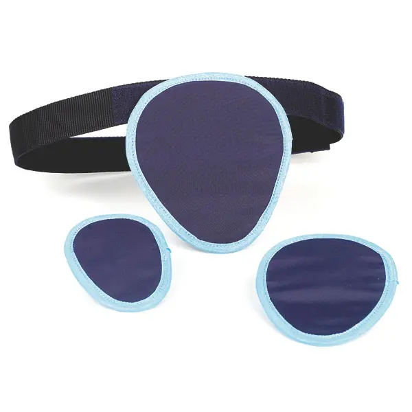 Ovarienschutz groß, blau, mit Gürtel blau 1 Stück