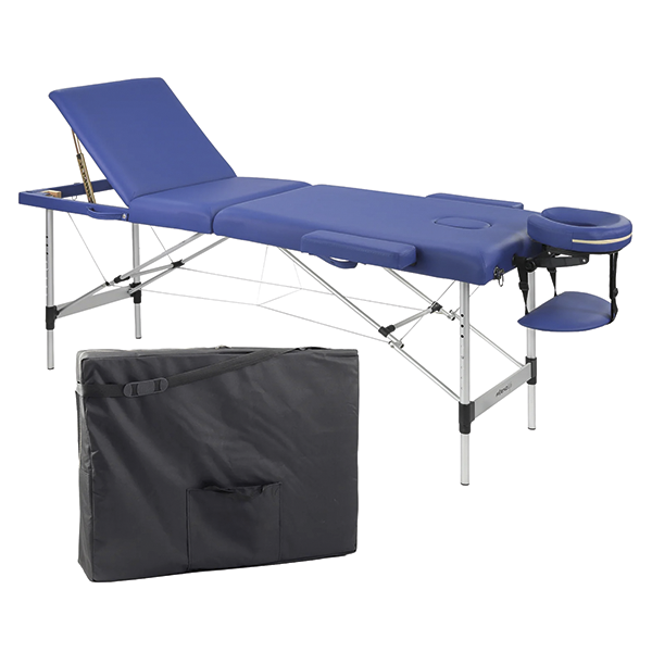 Massageliege klappbar, 60 cm breit, blau blau 1 Stück