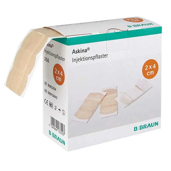 Askina Injektionspflaster B.Braun 2 x 4 cm 250 Stück