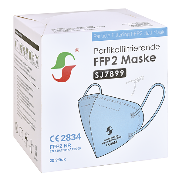 Partikelfilter-Halbmaske FFP2 20 Stück