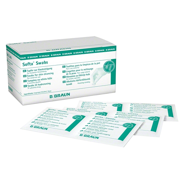 Softa Swabs B.Braun, 65 x 30 mm 100 Stück