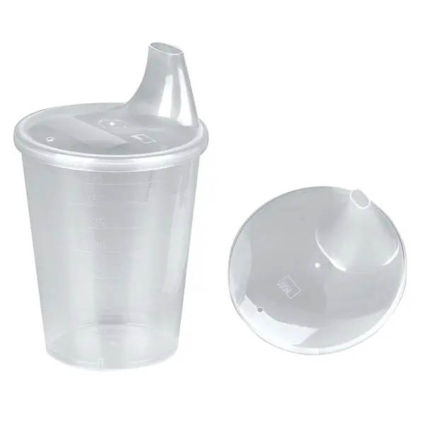 Einmal Trinkbecher mit Tülle 175 ml, ohne Deckel 175 ml 50 Stück