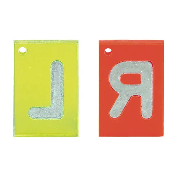 Bleischablone Buchstabe L, 25 mm Schablone / 15 mm 1 Stück