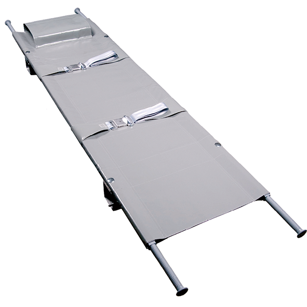 Aluminium-Krankentrage DIN 13024 K, 2 Gleit- + 2 Rollenfüße 1 Stück