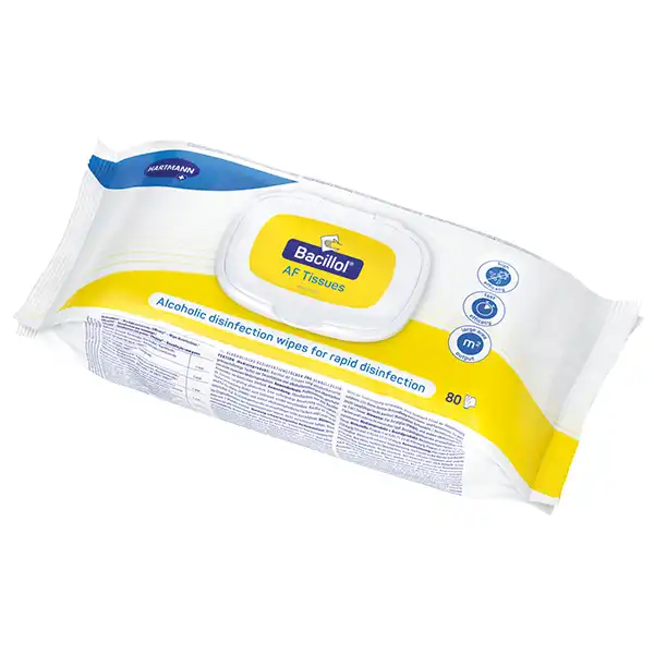 Bacillol AF Tissues, Flowpack, 18x20 cm 6 x 80 Tücher
