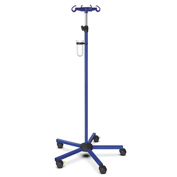Servocomfort Infusionsständer farbig, blau RAL 5002 1 Stück