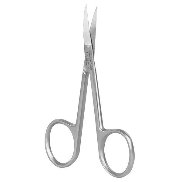 Irisscheren 11 cm, gebogen, spitz-spitz, Widia-Hartmetall 1 Stück
