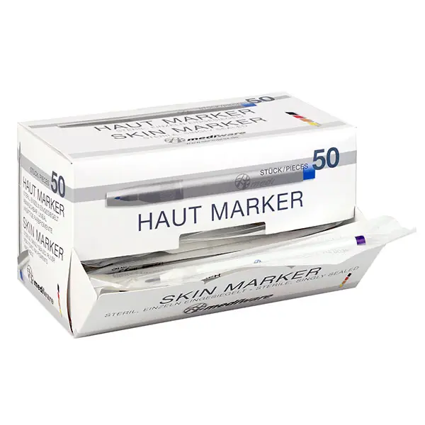 Mediware Hautmarker / Skinmarker, fein, 0,5 mm 50 Stück