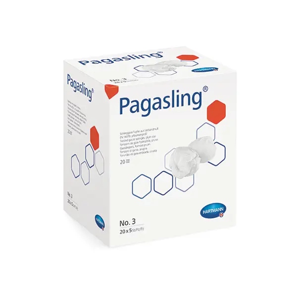 Pagasling Schlinggaze Tupfer Eigroß Gr.4, unsteril 4 x 250 Stück