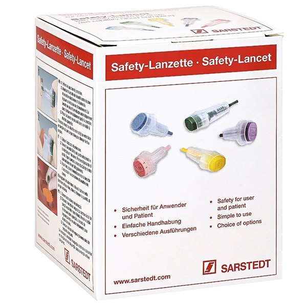 Sarstedt Safety-Lanzette Extra 18G, gelb, 1,8 mm gelb 200 Stück