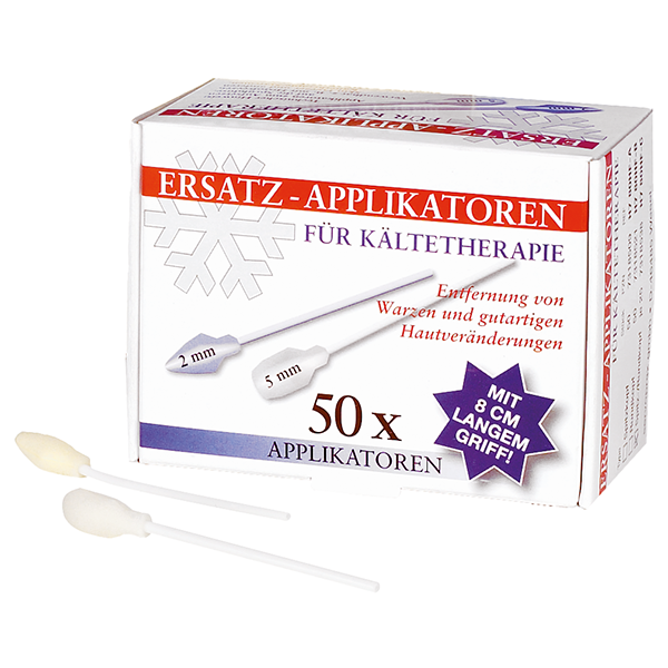 Ersatz-Applikatoren für Kältetherapiesysteme, Rundkopf 50 Stück
