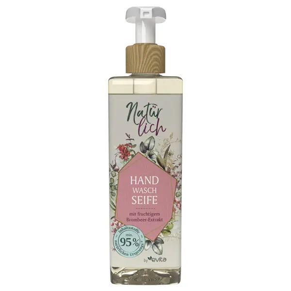 Hand-Waschseife Waldbeere, 300 ml mit Spenderpumpe 9 Stück