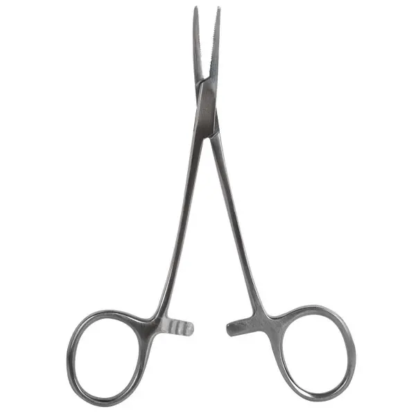 Klemme gekrümmt, 12,5 cm 50 Stück